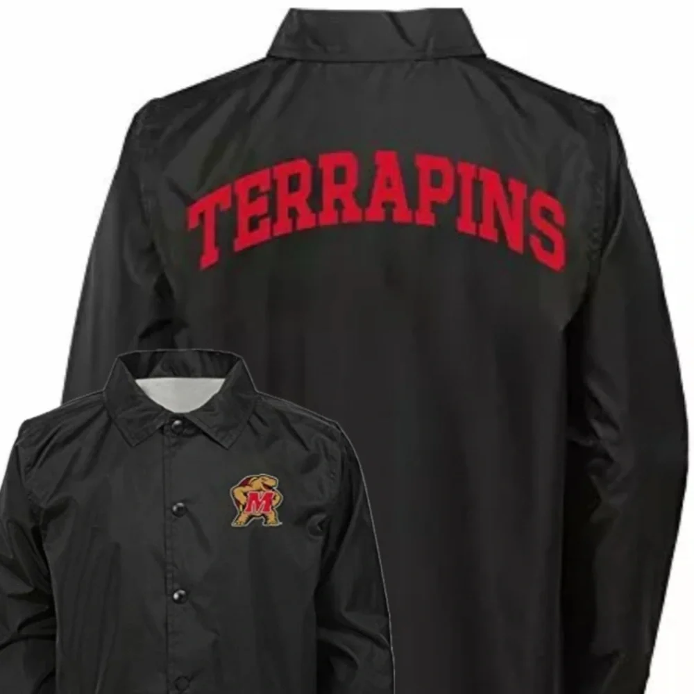 NWT [Gen2] Maryland Terrapins NCAA Bravo Snap Button-Up Jacket Youth Large 14/16